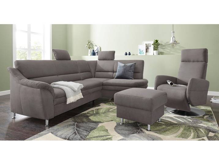 Sofa-Kopfstütze SIT & MORE Cardoso , grau, B:50cm H:25cm T:12cm, Holzwerkstoff, Kopfstützen, Sofa-Kopfstütze