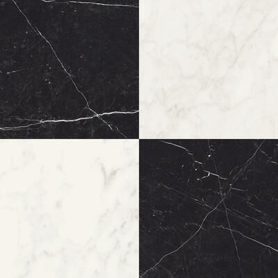 The Tile Life Windsor Checkerboard 12x12 Porcelain Floor and Wall Tile