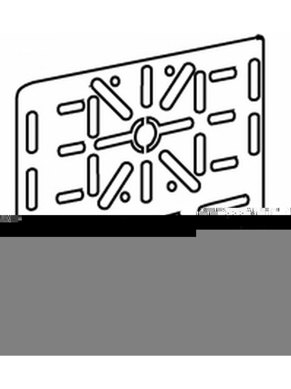 Wibe Junction box plate w24 pre-galvanized