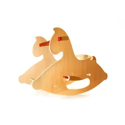 MOOVER Toys Schaukelpferd aus Holz (natur) / rocking horse