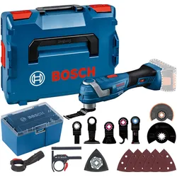 Bosch Akku-Multi-Cutter GOP 18V-34, Starlock Tauchsägeblätter+diverses Zubehör, L-BOXX - 06018G2002