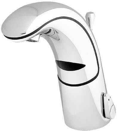 KWC TRONIC automatic washbasin mixer battery operated, with drain K.12.JK.42.000B34