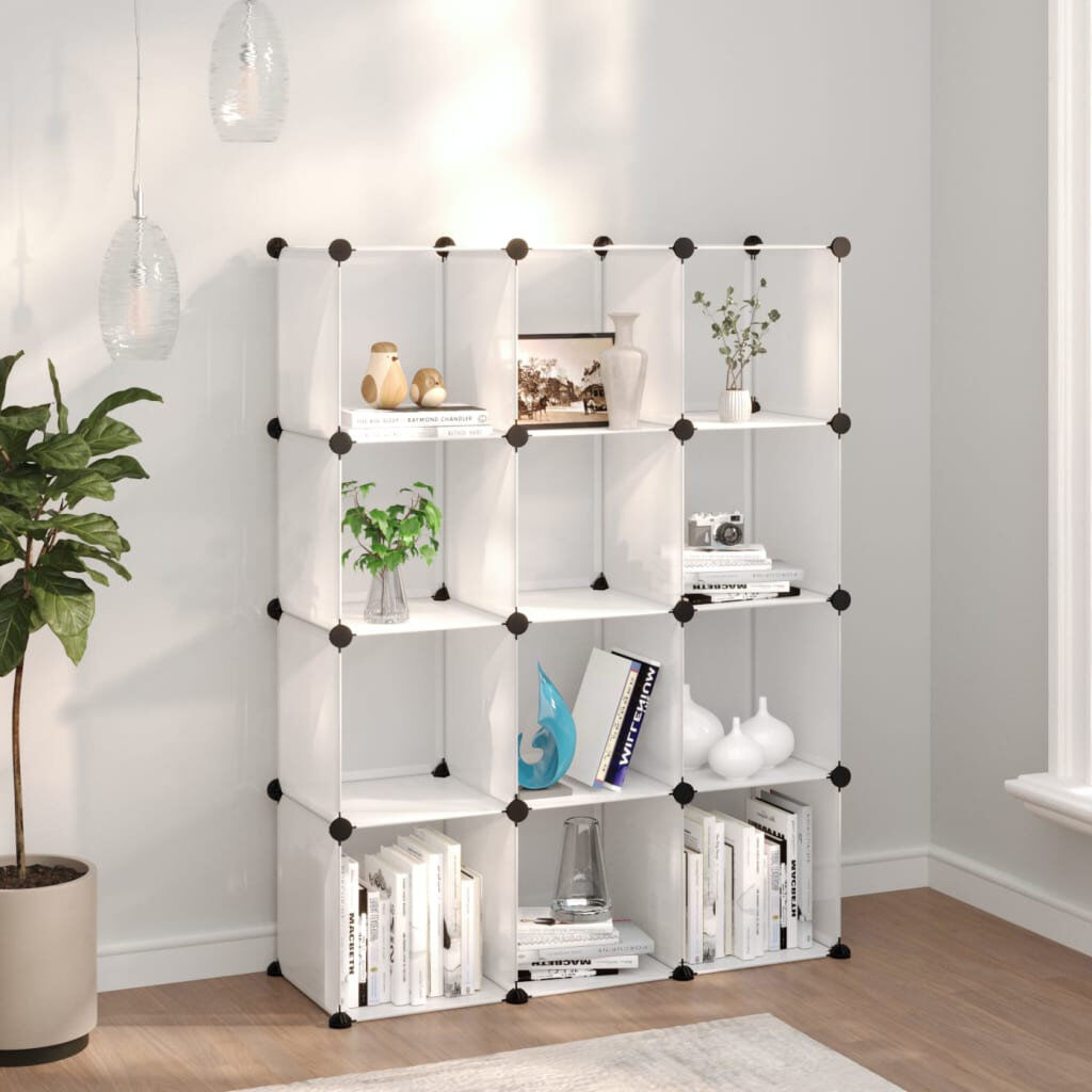 Rebrilliant Plastic Decorative Bin White 143.5cm H x 110cm W x 36.5cm D