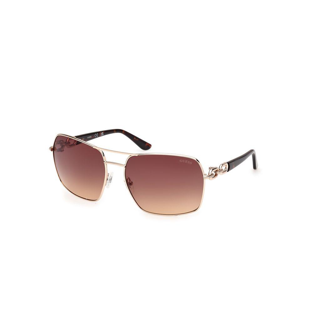 Goldene Metall-Sonnenbrille