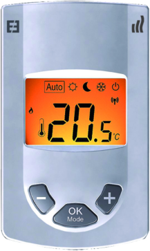 Purmo TempCo Digital Raumtemperaturregler FAWBR2RSDVNC050 2x 1,5 V, elektronisch, FunkWeb