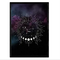 POSTER Sternzeichen Krebs A3 Rahmenlos