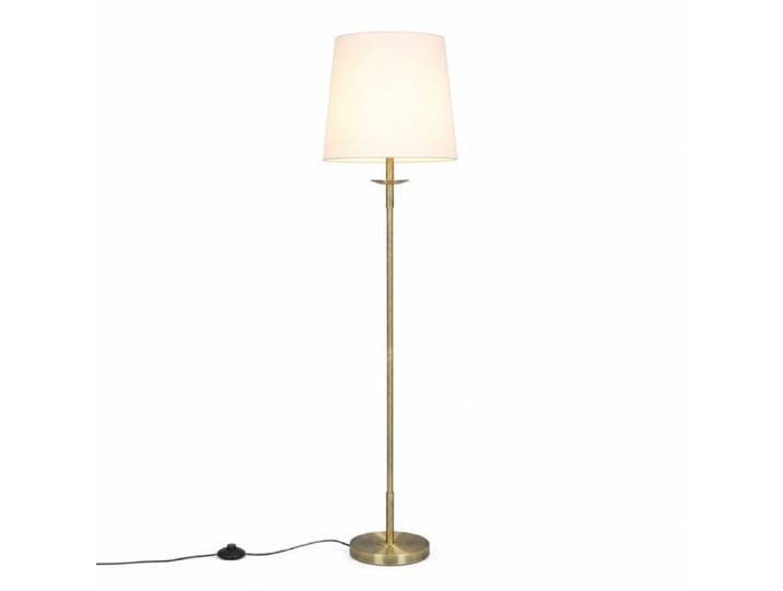 Relaxdays Lampadaire avec interrupteur à pied