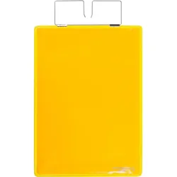 Tarifold Kennzeichnungshülle A4 gelb PVC mit Haltedraht VE=10 Stück