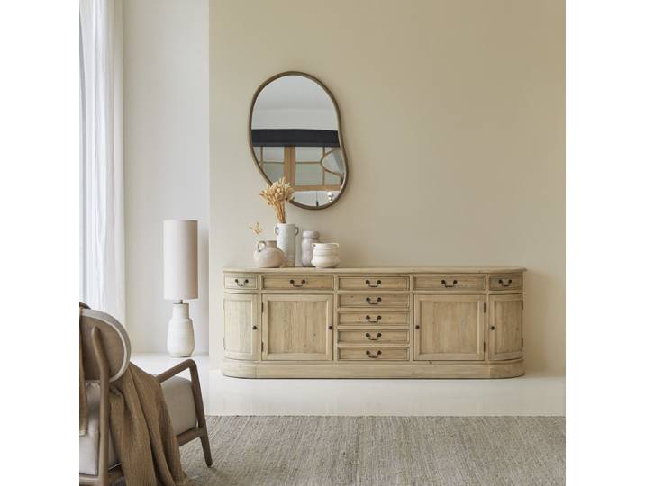 Anrichte aus Pinienholz 225 cm - Natur - Pine
