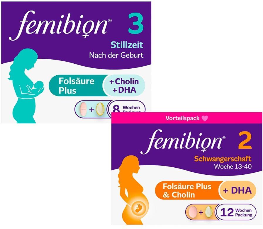 Femibion 2 Schwangerschaft + Femibion 3 Stillzeit 1Set