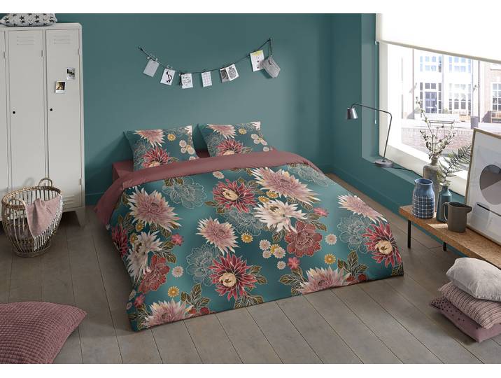 Linge de lit en microfibre May Multicolore
