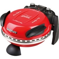 Delizia Pizzaofen G10006 rot, 1.200 Watt, für Pizza Ø 31cm