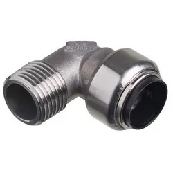 Roth, Zubehör Sanitärinstallation, vinkel 90° 18 mm x 12" nippel rustfri stål