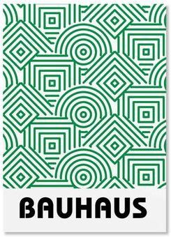 Inspire Essentials Abstract Bauhaus Orange Geometric Wall Art Canvas Prints 12 19.69 27.56 In