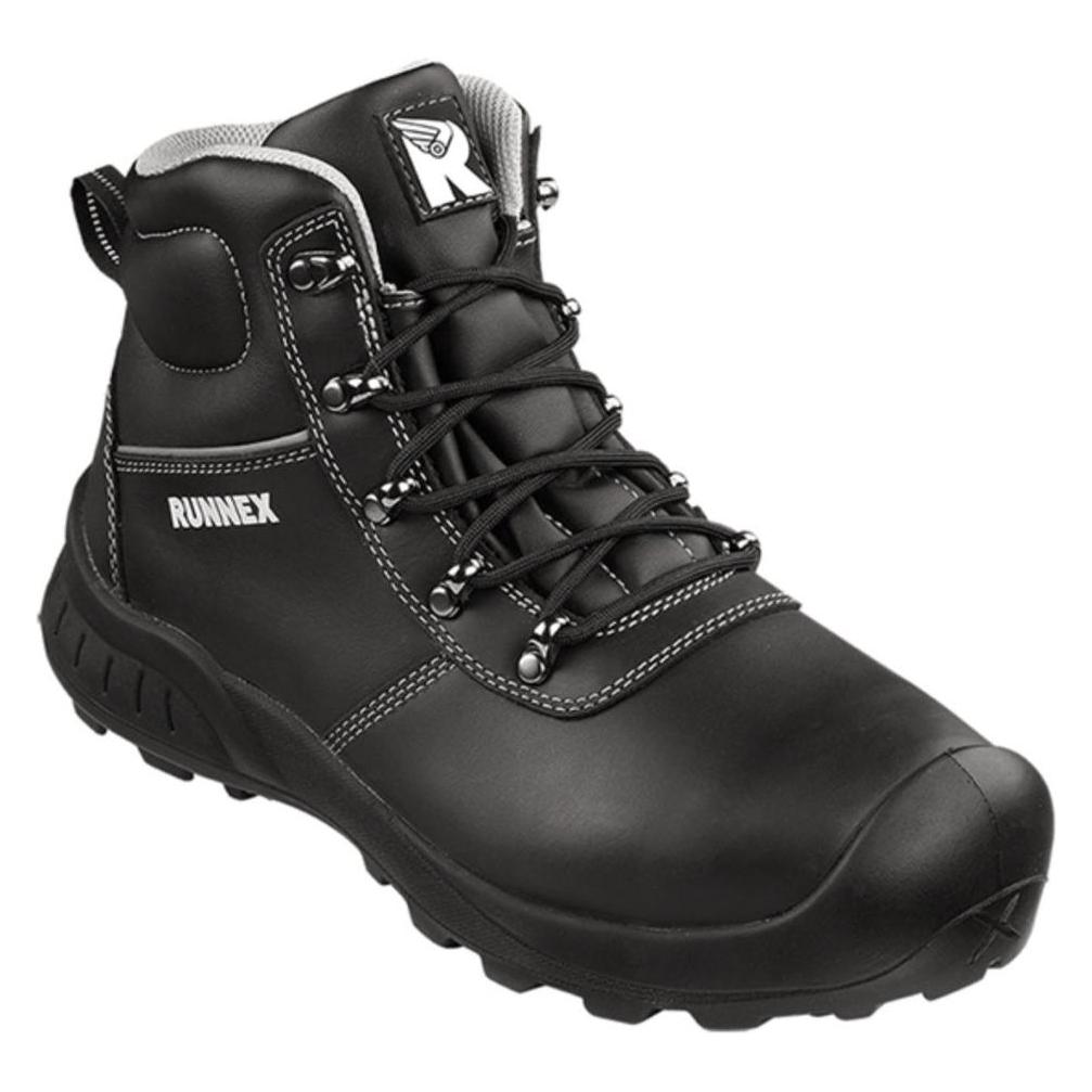 BIG Arbeitsschutz S3-Sicherheitsschnürstiefel Te schwarz/grau,Gr.39 (S3, 39) (228247)