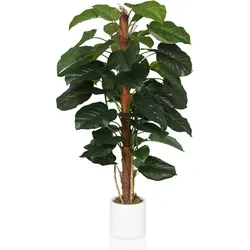 Kunstpflanze / Kunstbaum EPIPREMNUM Efeutute 155 cm Kunststoff grün hjh OFFICE