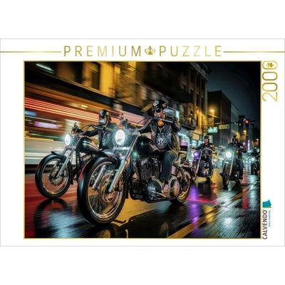 CALVENDO Puzzle Glück auf zwei Rädern, pur, laut, echt. | 2000 Teile Lege-Größe 90x67cm Foto-Puzzle für glückliche Stunden, von , Calvendo Puzzle