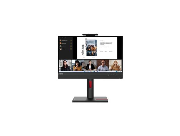 Lenovo ThinkCentre Tiny-In-One 22 Gen 5, 54,6 cm (21.5'), 1920 x 1080 pixels, Full HD, LED, 6 ms, Noir 12N9GAR1EU