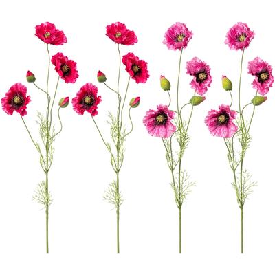 Kunstblume CREATIV GREEN "Mohn", pink, H:90cm, Obermaterial: 50% Polyester, 50% Polyethylen, Kunstpflanzen