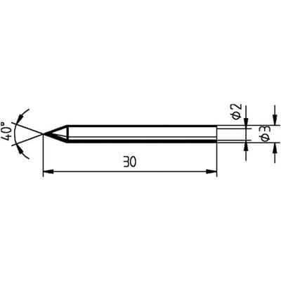 Ersa 212 CD LF Lötspitze Meißelform Spitzen-Größe 1mm Inhalt 1St.