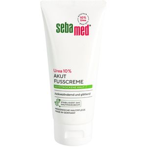 sebamed Fußcreme Urea Akut 10%, feuchtigkeitsspendend, für Diabetiker, mit Urea, 100 ml