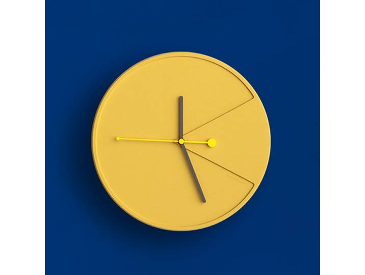 Grande horloge murale jaune ciment, design moderne, montres murales muettes 3D, décoration d'intérieur, montre design, mécanisme d'horloge, décoration d'intérieur, cadeau