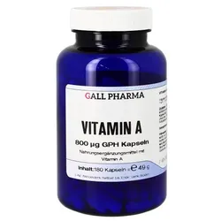 VITAMIN A 800 μg GPH Kapseln 180 St