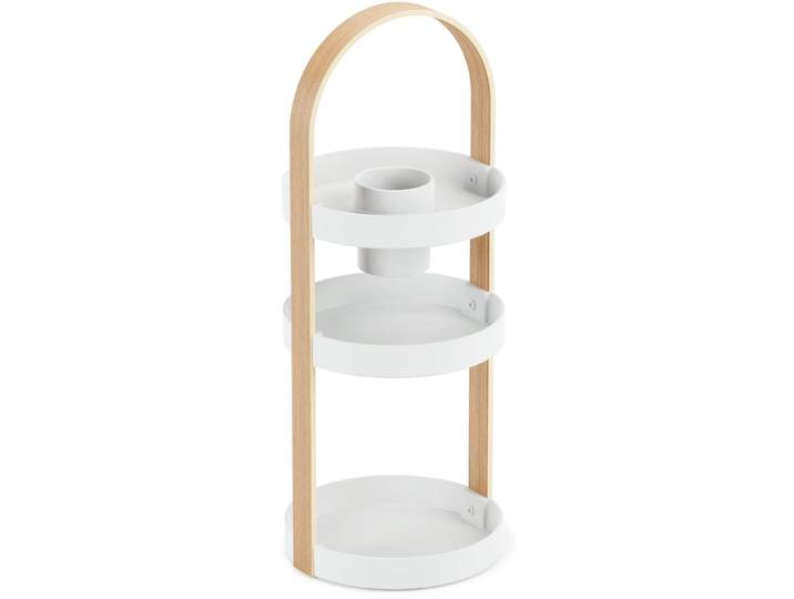 Bad-Utensilienhalter Umbra Bellwood Nature/Weiss - Farbe: Nature, Weiss - Material: Recycled Kunststoff - Organizer