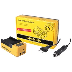 PATONA Synchron USB Ladegerät für Sony NP-BX1 BX BX1 NP-BX1 Cybershot DSC HX300 DSC HX50V DSC RX1