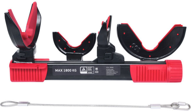 Kit de compresseur de ressorts KS Tools, 6 pièces, max 1800 kg (500.8625)