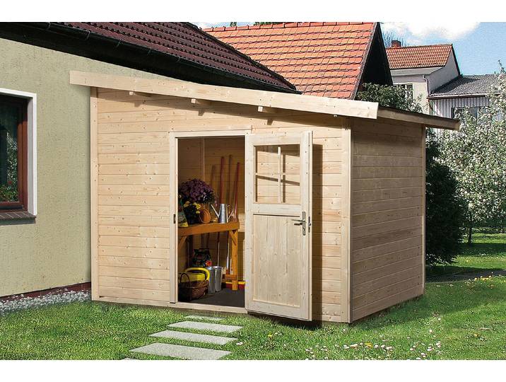 Weka Gartenhaus 260 Gr.1 Holz Natur 205 × 241 × 250 cm