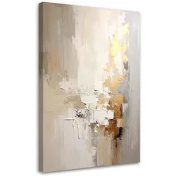 LEINWANDBILDER, Moderne Abstrakt in Beige