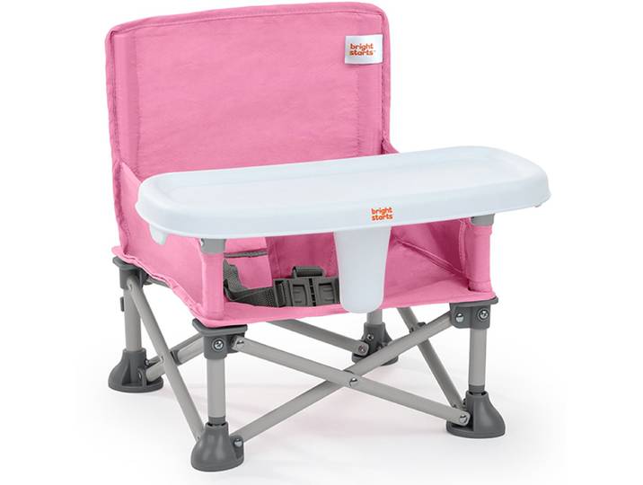 Stoelverhoger pop 'n sit roze - Bright Starts - vanaf 6 maanden