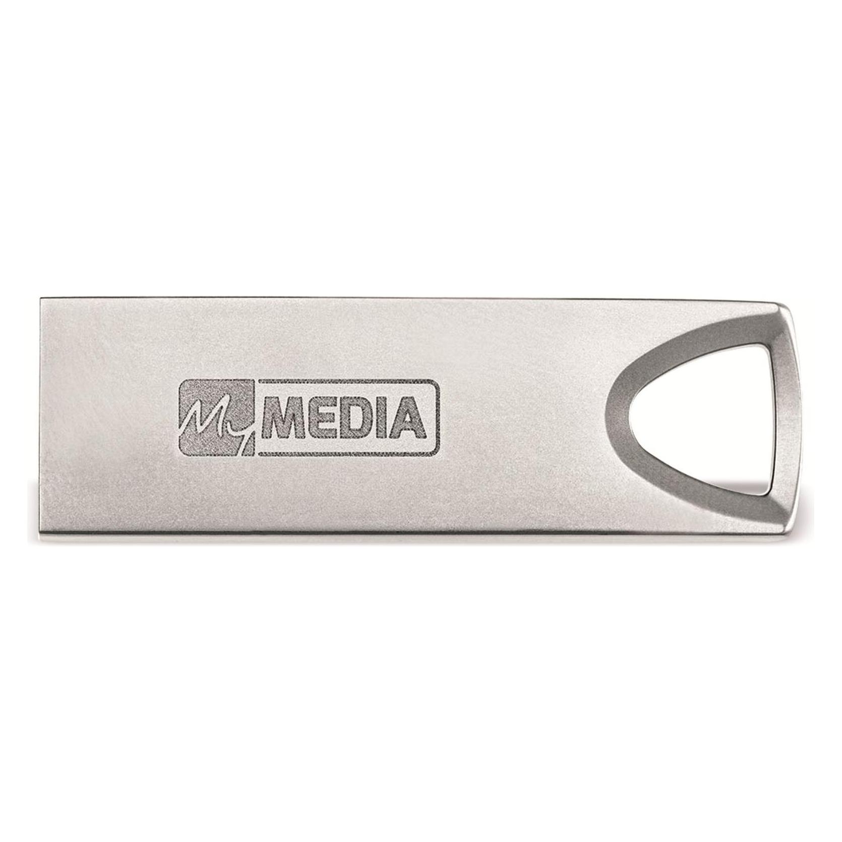 MyMedia USB 2.0 Stick 32GB, My Alu, silber (32 GB, USB-A) (69273)