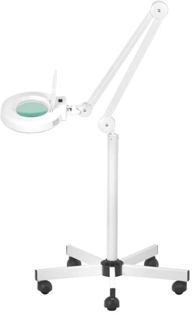 LENTE LED 5 DIOTTRIE INGRANDIMENTO CON STATIVO 5 RAGGI PER ESTETISTA CENTRO ESTETICO