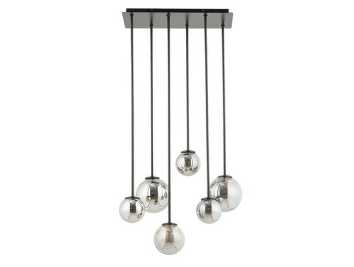 Lustre long AMBROISE en acier
