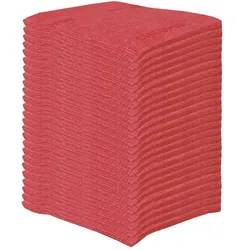 Küchentuch CHICOPEE Lavette Super Reinigungstücher rot 51x36 cm, 25 Stück-Pack, antibakterielle Wirkung