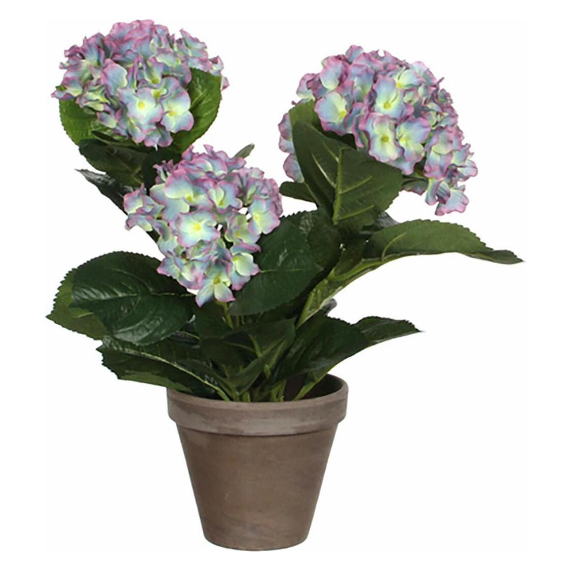 Mica Kunstblume Hortensie Decorations H 40 cm violett (40 cm) (B09HY23WWP)