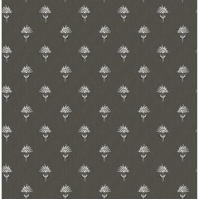 Chesapeake Surdiva Black Floral Fan Wallpaper