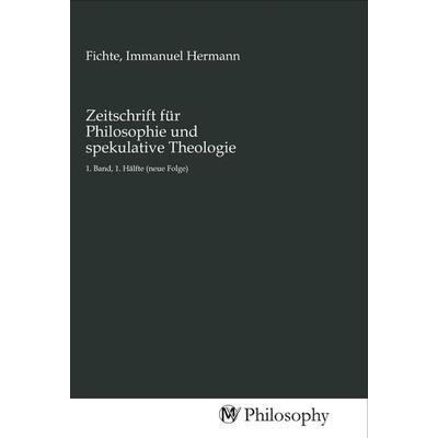 Zeitschrift für Philosophie und spekulative Theologie, Taschenbuch von , MV-Philosophy, 978-3-96880-170-4