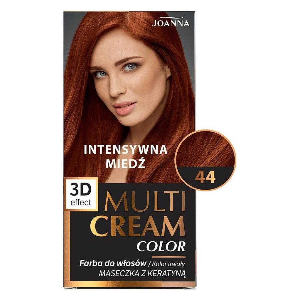 Joanna Multi Cream Color Hair Dye 44 Intense Copper (44 Intensiv Kupfer) (5901018013332)