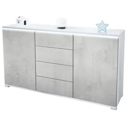 SIDEBOARD Faro Beton Oxid Optik