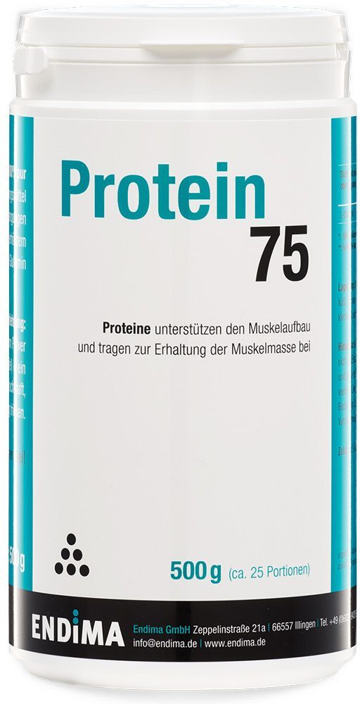 Endima Protein 75 Vanille Pulver 500 g
