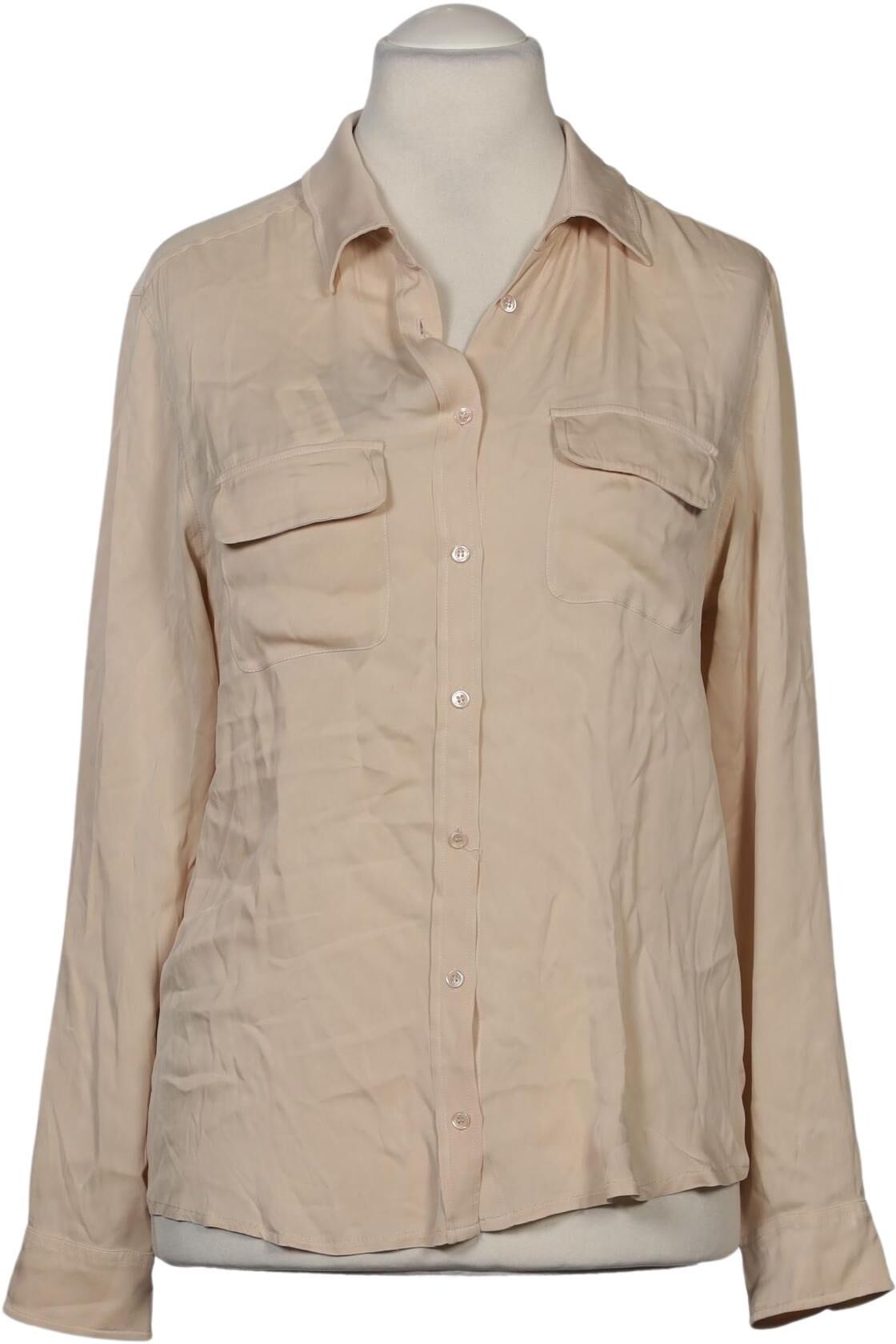 Joe Taft Damen Bluse, Beige, Gr. L, kein / Etikett - Second Hand