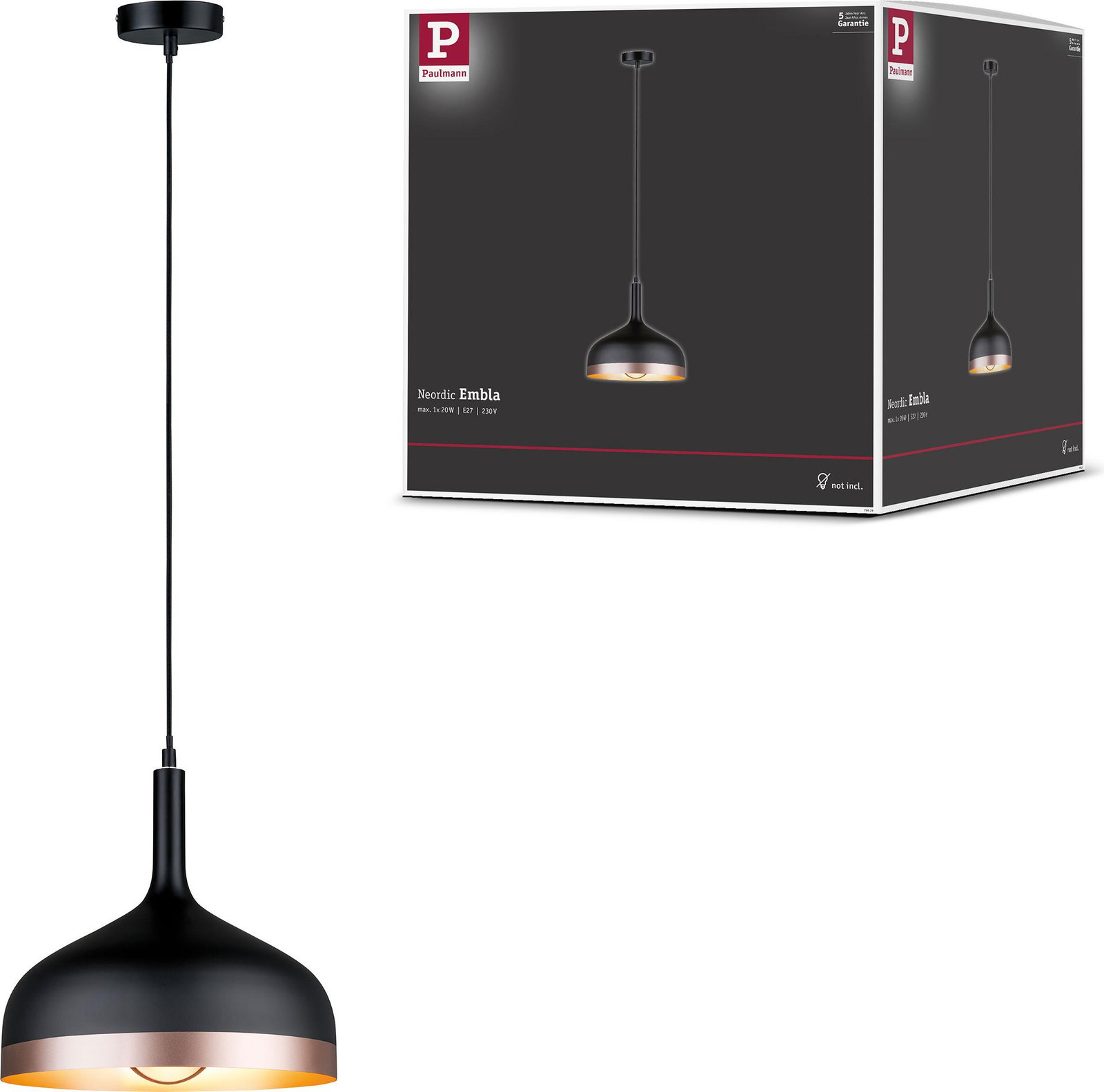 Paulmann Nordic Embla hanglamp