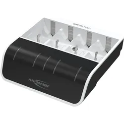 Ansmann Comfort Multi Ladegerät (4 Stk., Ladegerät ohne Akku), Akku Ladegerät