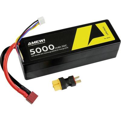 Amewi Modellbau-Akkupack (LiPo) 11.1V Hardcase T-Buchse Zellen-Zahl 3