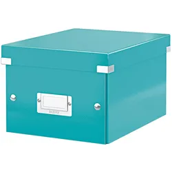 Leitz, Dokumentenablage, Ablagebox Click & Store WOW, DIN A5, eisblau (A5)