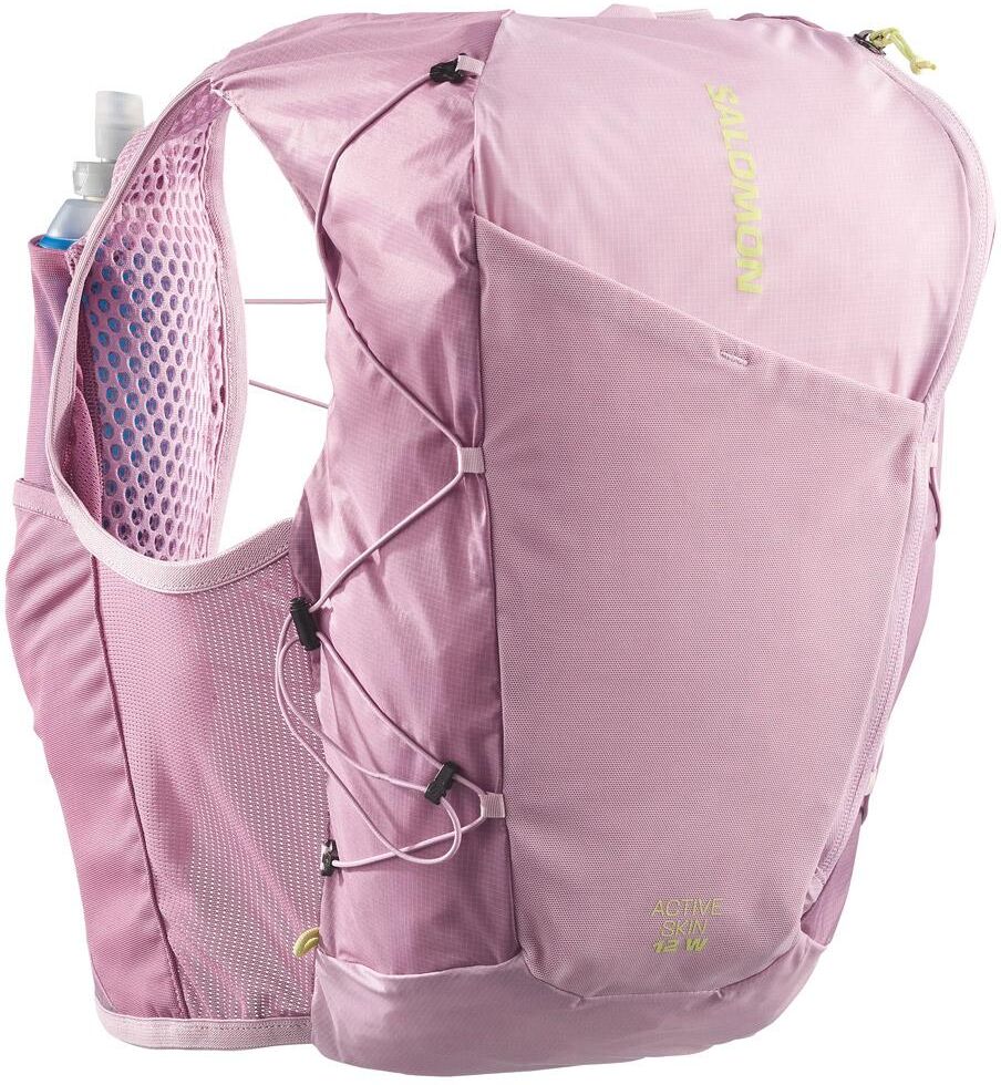 Salomon  - Active Skin 12 Women Set Dawn Pink Dusky Orchid Butterly - XS - Gilet Trail