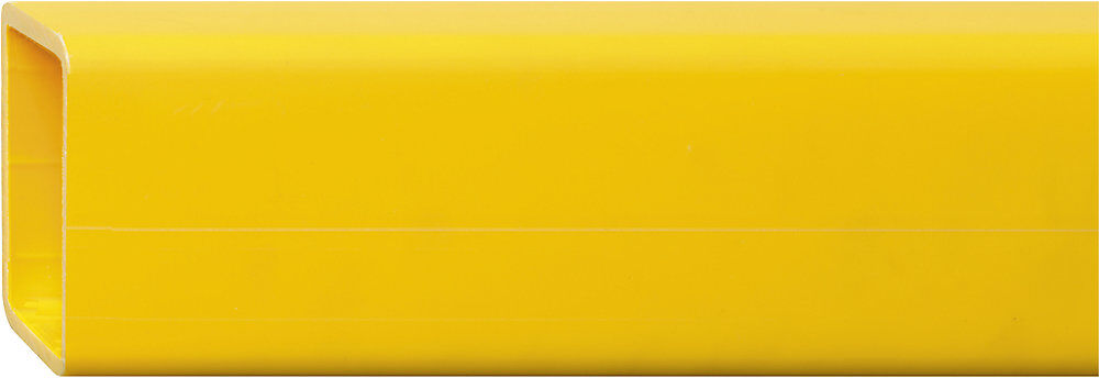 Rammschutz-Geländer Hybrid, BxH 52 x 74 mm, Querbalken, Länge 1500 mm Black Bull